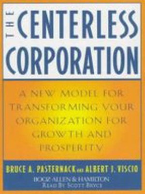 cover image of The Centerless Corporation